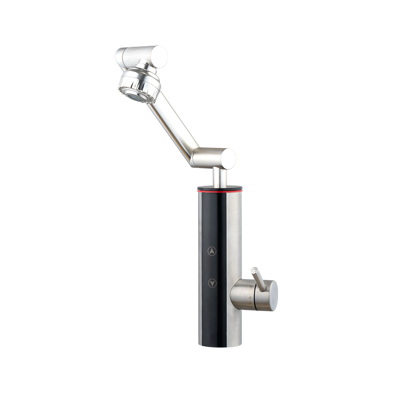 BS-08-34-JXHW Grifo eléctrico de agua caliente multifuncional de acero inoxidable, grifo de agua caliente para lavamanos