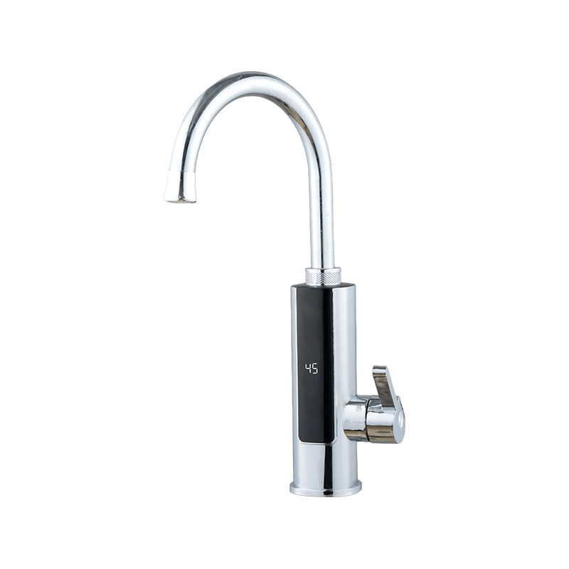SS-04-34 Grifo eléctrico instantáneo de agua caliente, recubrimiento plateado en ABS