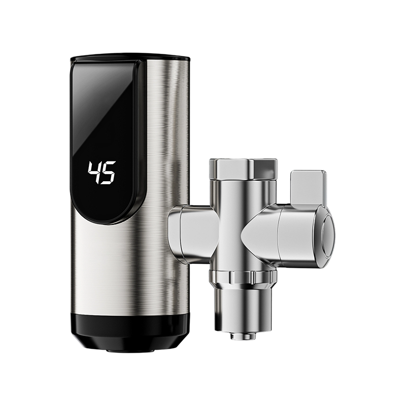 BSJ-06-34 Grifo de cocina eléctrico instantáneo de acero inoxidable, grifo de agua caliente y fría